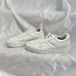 Celine Cream Leather Sneakers